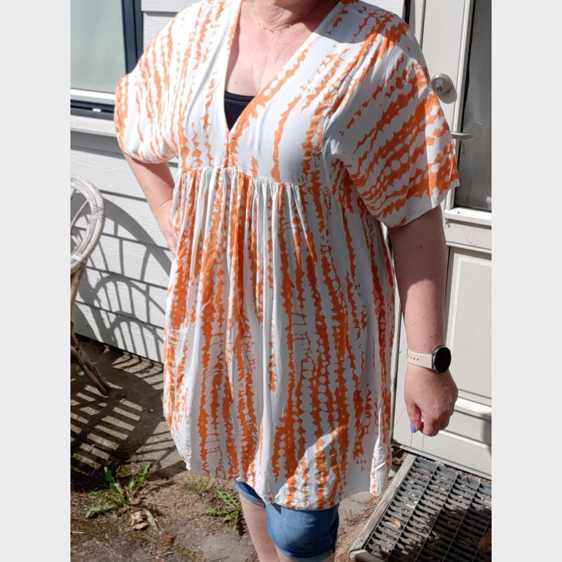 Adele Tunika kjole batik orange - 195