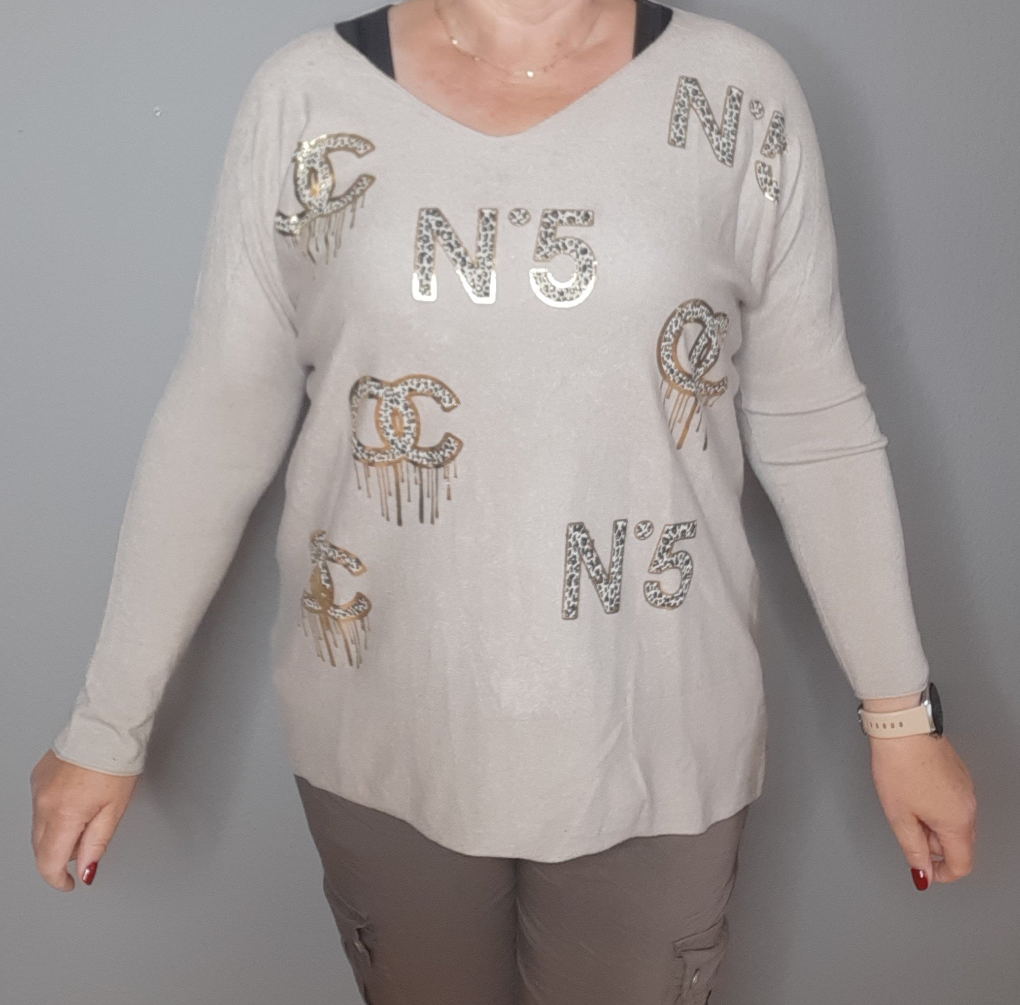 Livia Bluse 2x69 Beige