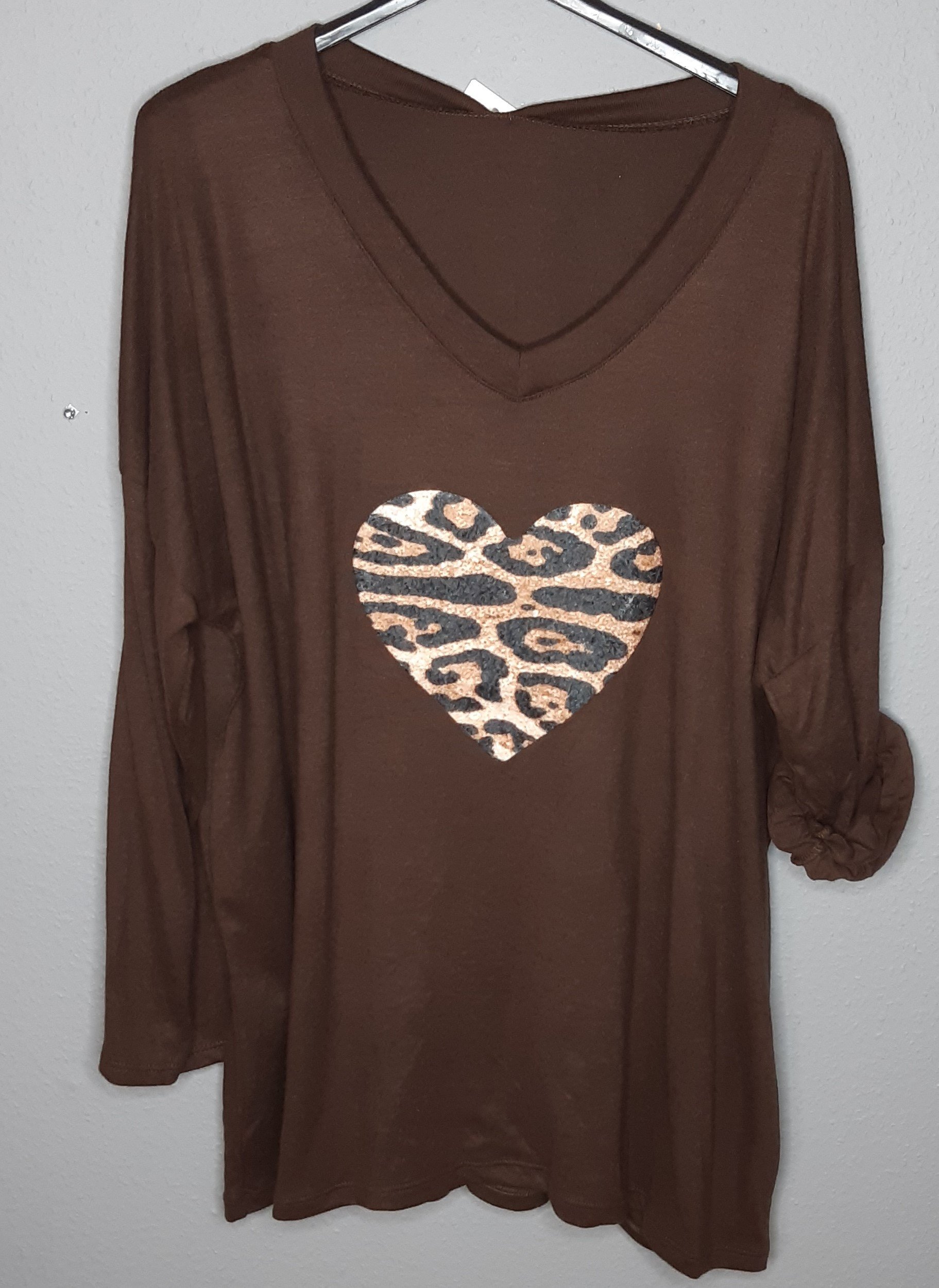 Agnes Bluse Brown 2x69