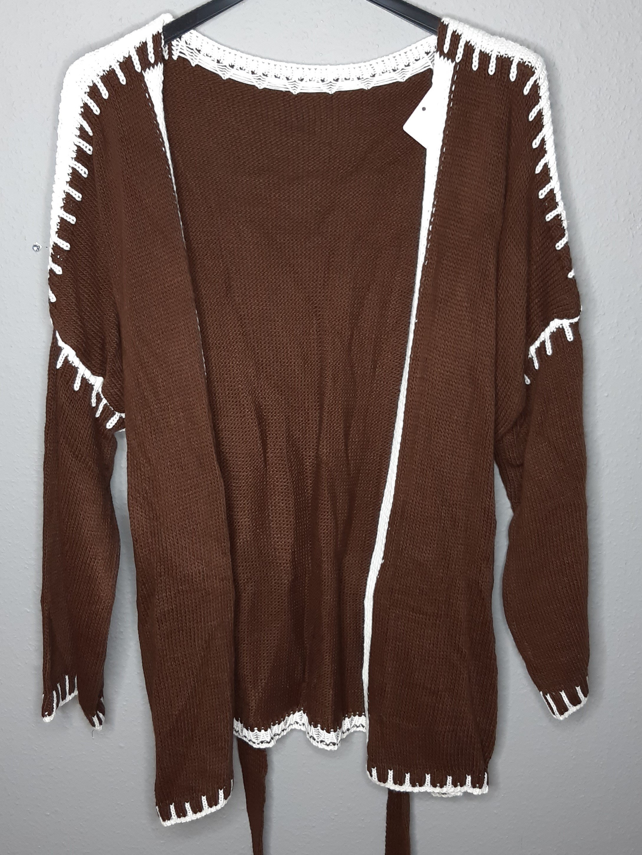 Cardigan Stitch Brown 2x70