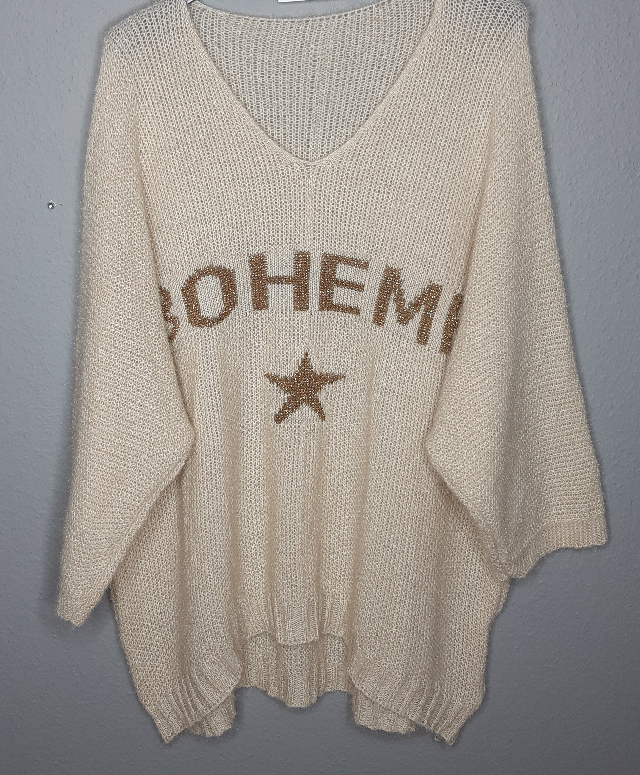 Bluse Boheme Beige 2x70