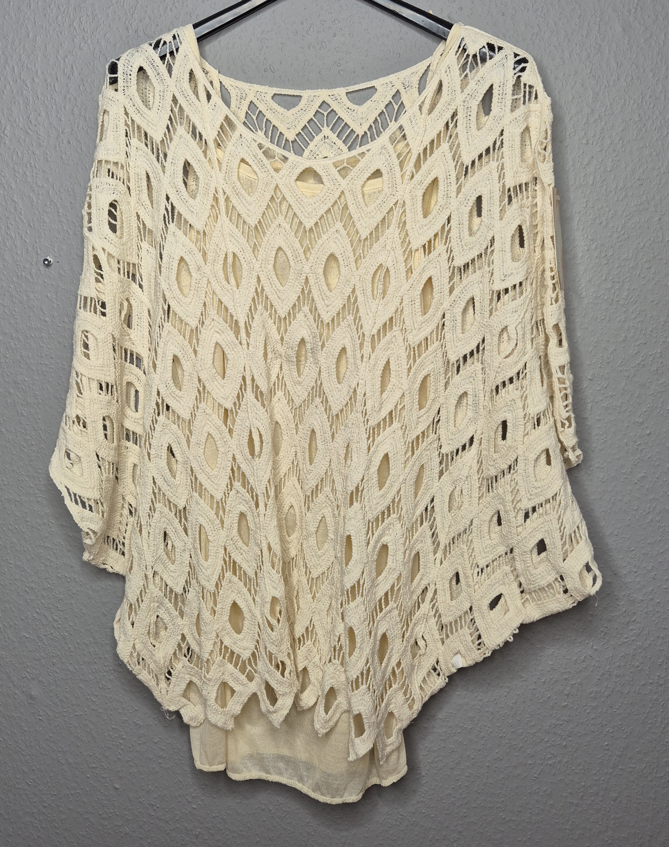 Qrochet top Beige 2x59