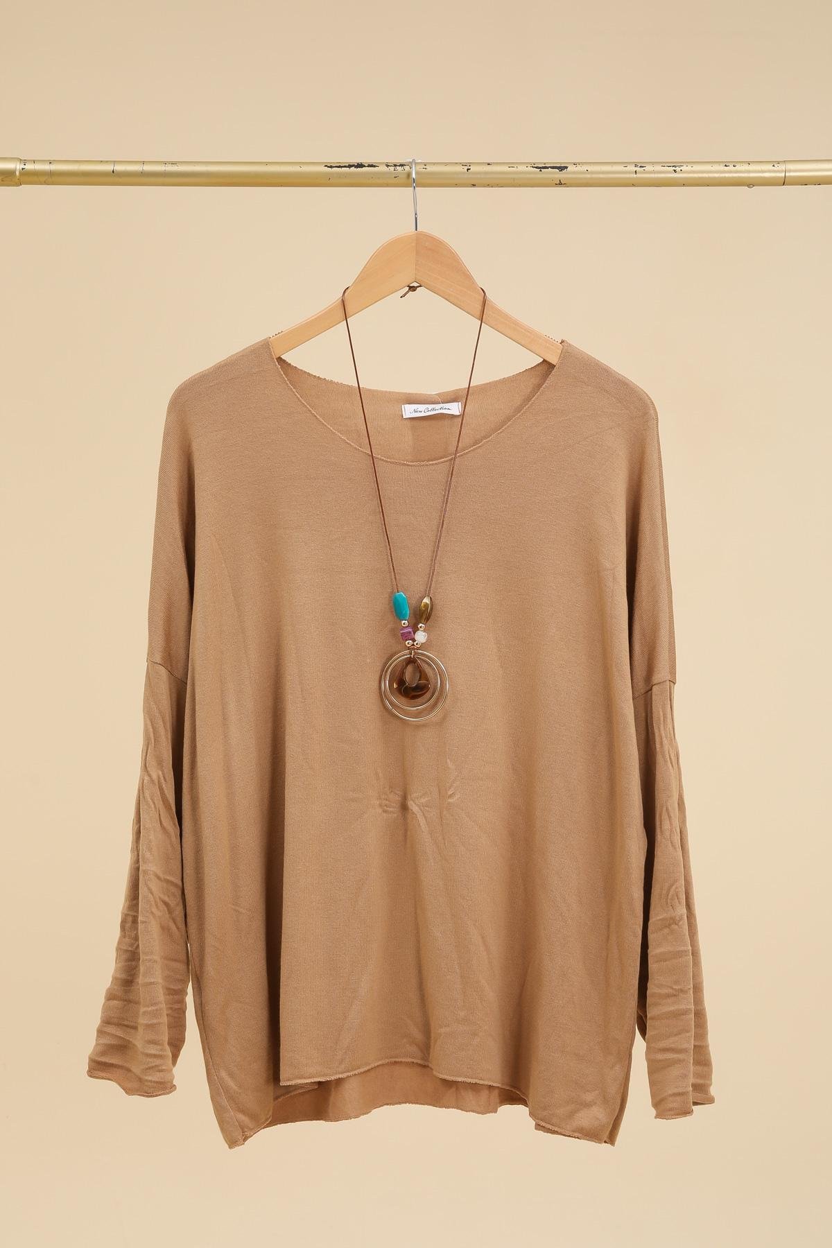 Bjrk Bluse Camel 2x68