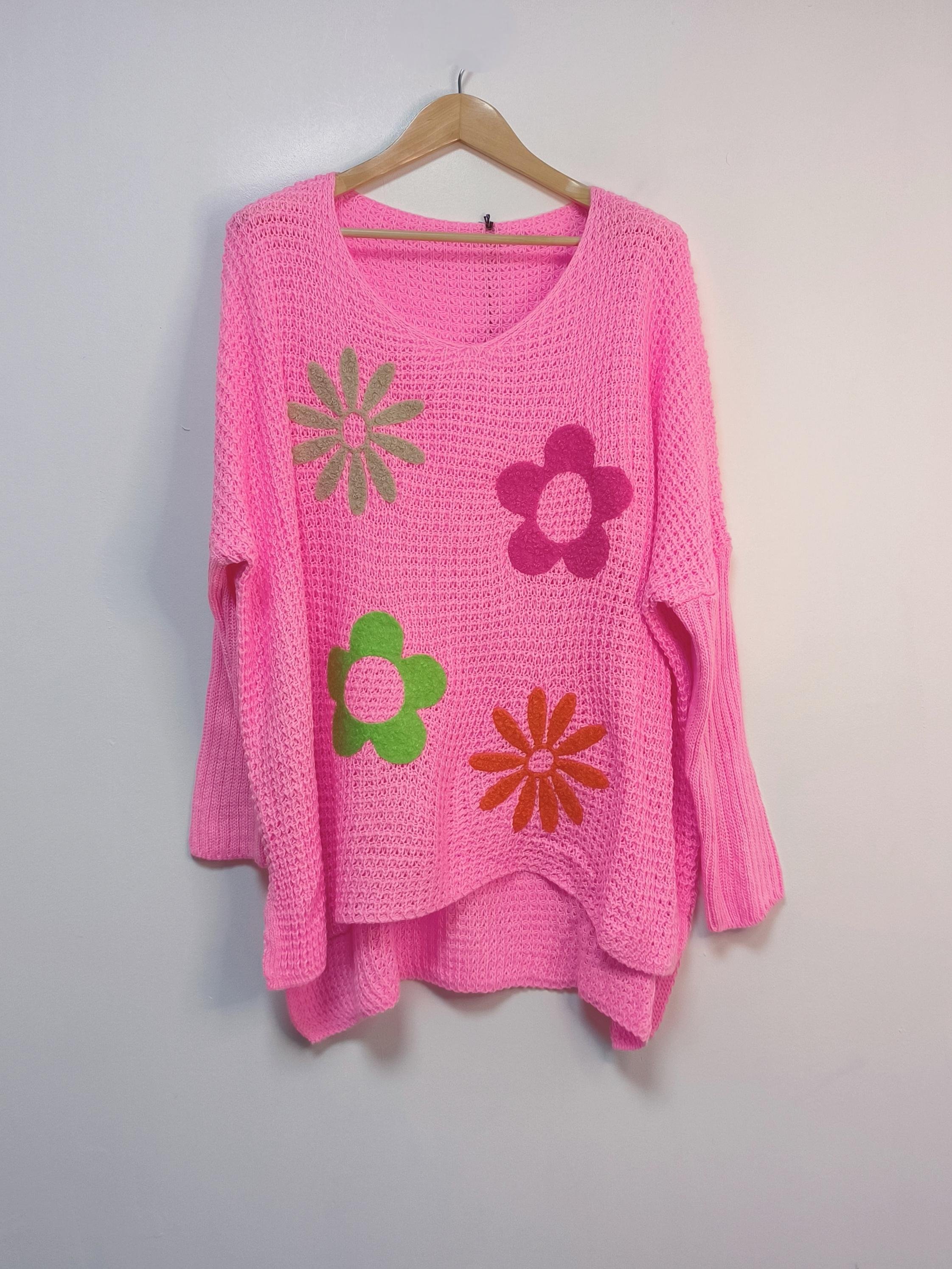 Flower bluse Bubblepink