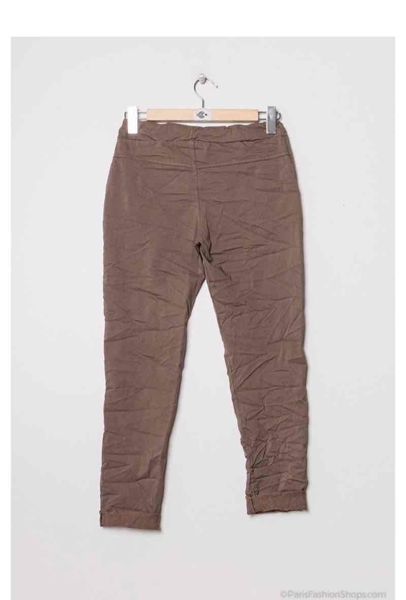 Monette sweatpants S-XXL Taupe/choko